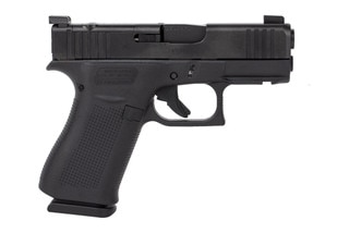 GLOCK Blue Label G43X MOS 9mm Pistol  Ameriglo Bold  Black